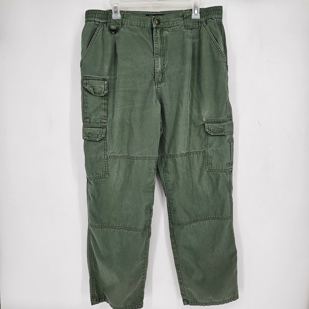 5.11 Tactical Jeans Mens 36 x 30 Green Denim Workwear‎ Security Outdoors